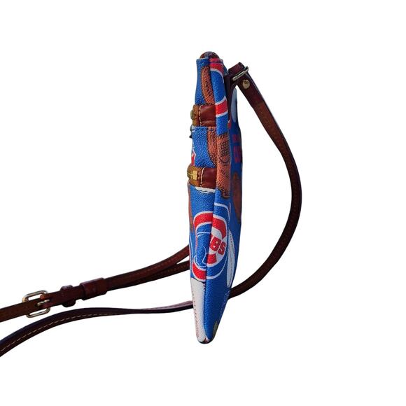 Dooney & Bourke MLB Chicago Cubs Triple Zip Crossbody Bag - Picture 9 of 11